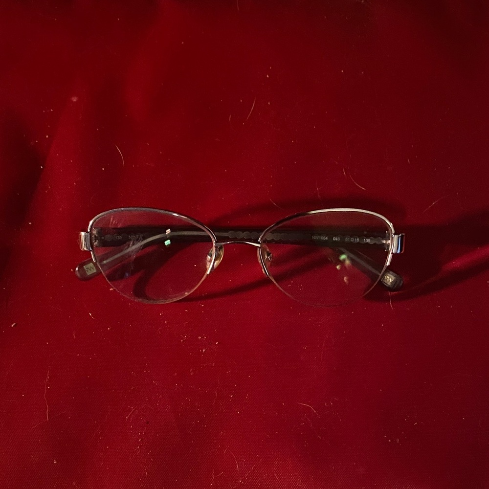 Classic Silver Women’s Nine West Eye Glass Frames